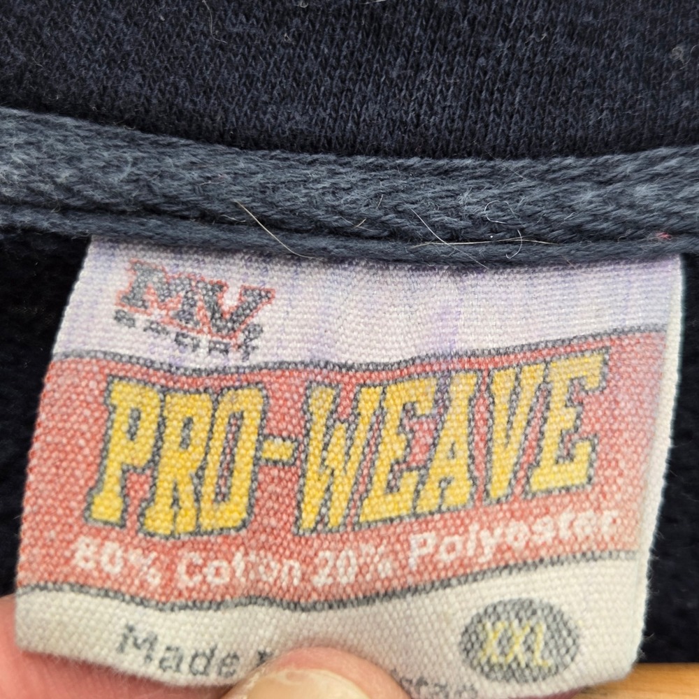 Phenix Full Zip Sweatshirt Jacket Pro-Weave XXL Navy Blue Vintage Graphic Logo - Picture 4 of 7